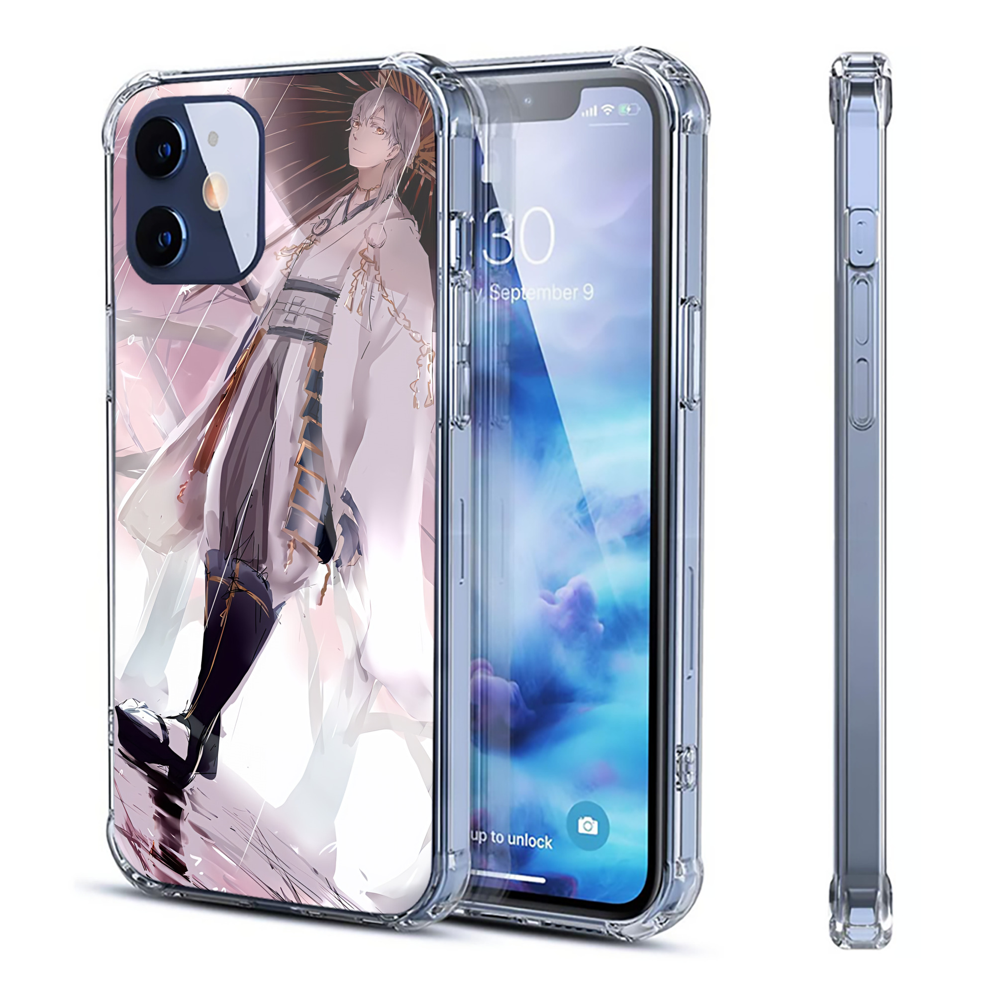 （画像用） 刀剣乱舞 Touken Ranbu 【iPhone 12シリーズ対応】透明スマホケース（クリアソフトケース）